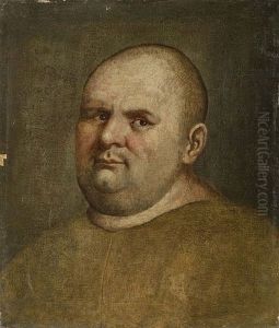 Portrait Of A Man Half Length Portrait To The Left, Looking Slightly To The Right by Quentin Massys the Elder