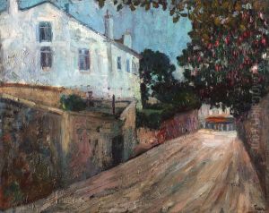 Street Scene by Otto Bernlohr