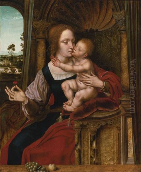 The Madonna Of The Cherries - view 1