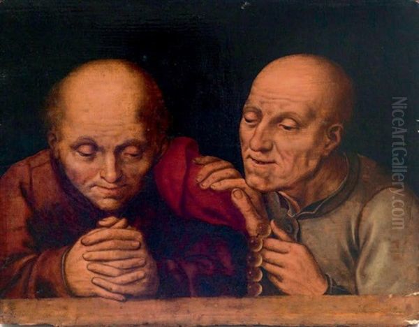 Deux Personnages Priant - view 1