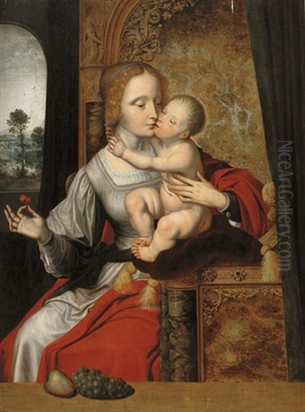 The Madonna Of The Cherries - view 1