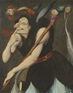 An Allegory Of Folly by Quentin Massys the Elder