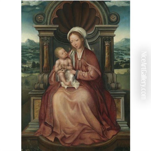 The Virgin And Child Enthroned - view 1