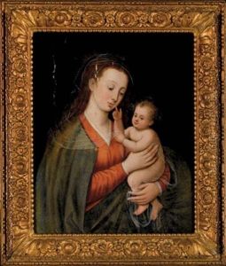 Vierge A L'enfant by Quentin Massys the Elder