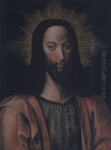 A Head Of Christ by Quentin Massys the Elder