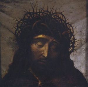 Head Of Christ With Crown Of Thorns