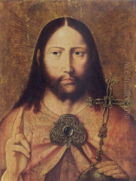 Christ As Salvator Mundi - view 1