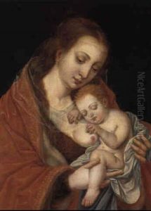 Maria Mit Kind by Quentin Massys the Elder