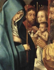 The Presentation In The Temple by Quentin Massys the Elder