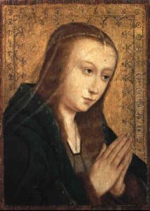 The Madonna At Prayer by Quentin Massys the Elder