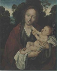 La Vierge Et L'enfant by Quentin Massys the Elder
