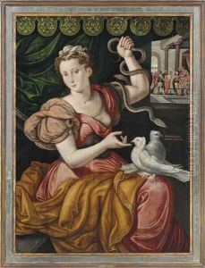 An Allegory Of Human Virtue by Jan Massys