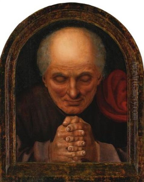 A Praying Monk - view 1