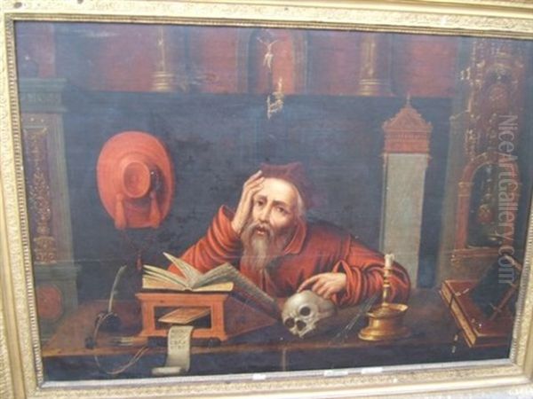 Saint-jerome Dans Son Cabinet - view 1