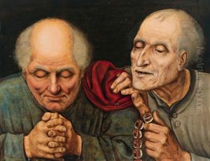 Die Beiden Heuchler by Jan Massys