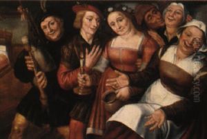 A Peasant Wedding by Jan Massys