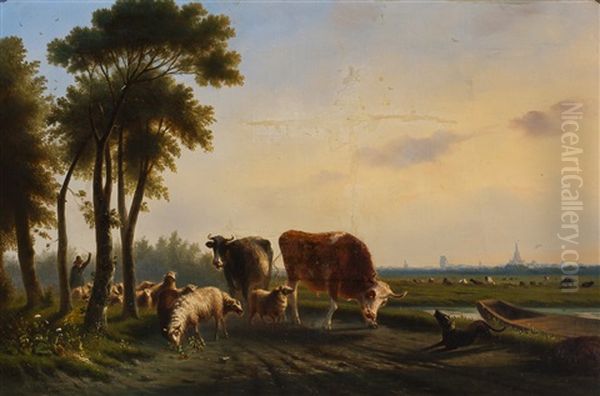 Shepherd And His Flock - view 1