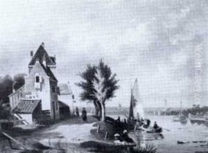 A Riverlandscape In Summer