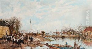 Broek In Waterland Tijdens De Overstrooming In 1916