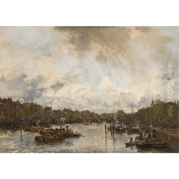 A Dutch Waterway - view 1