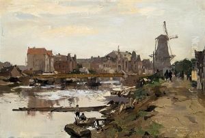 Zeeburgerpad by Johan Hendrik van Mastenbroek