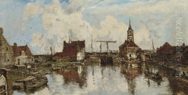 Haven Te Hindeloopen - The Harbour In Summer - view 1