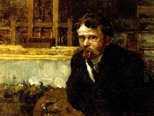 Zelfportret: The Artist In His Studio - view 1