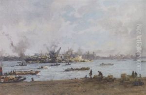 De Mass Bij De Willemskade: Maas River, Rotterdam