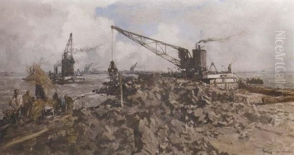 Zuiderzeewerken: De Afsluitdijk In Wording - view 1