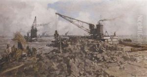 Zuiderzeewerken: De Afsluitdijk In Wording