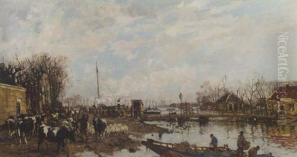 Broek In Waterland During The Floods Of 1916 - view 1