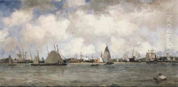 A Busy Harbour - view 1