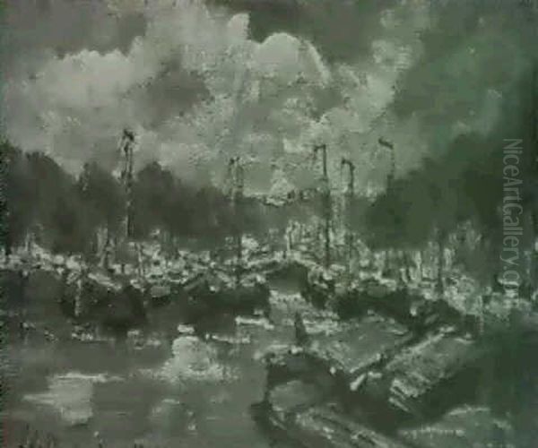 Moored Sailing Boats & Along The Canal - view 1