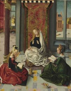 The Virgin And Child With Saints Mary Magdalene And Dorothy