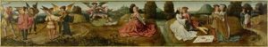 Allegorie Der Liebe by Master Of Frankfurt