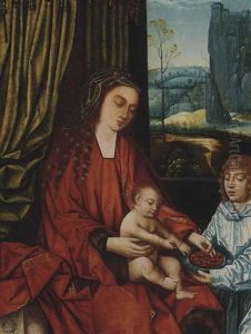 The Virgin And Child by Master Of Frankfurt