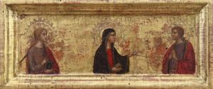 Maria Zwischen Johannes Dem Evangelisten Und Jakobus Maria Zwischen Johannes Dem Evangelisten Und Jakobus