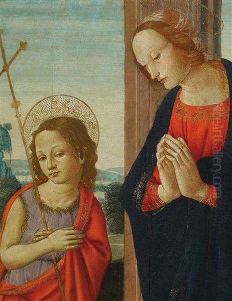 Maria Mit Christus Und Dem Johannesknaben - view 1