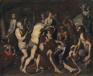 Venus Asking Vulcan To Make Arms For Aeneas Venus Asking Vulcan To Make Arms For Aeneas