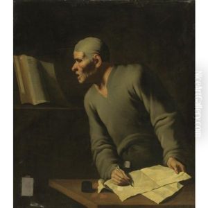 Portrait Of A Scholar by Master of the Annunciation to the Shepherds