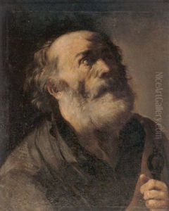 A Study Of Saint Peter by Master of the Annunciation to the Shepherds