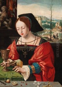 Saint Mary Magdalene by Master of the Female Half Lengths