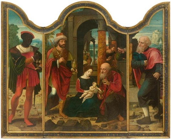 Triptych: Adoration Of The Three Kings - view 1