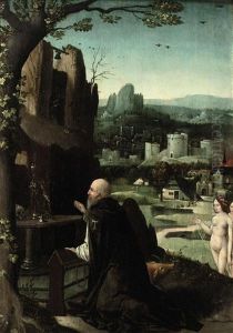 The Temptation Of Saint Anthony by  Master of the Female Half Lengths