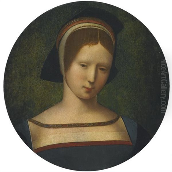 Portrait Of A Young Lady, Head And Shoulders - view 1