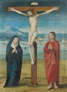 Crucifixion Entre La Vierge Et Saint Jean Crucifixion Entre La Vierge Et Saint Jean