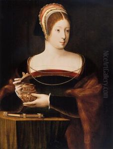 The Magdalene Holding A Jar Of Unguent The Magdalene Holding A Jar Of Unguent