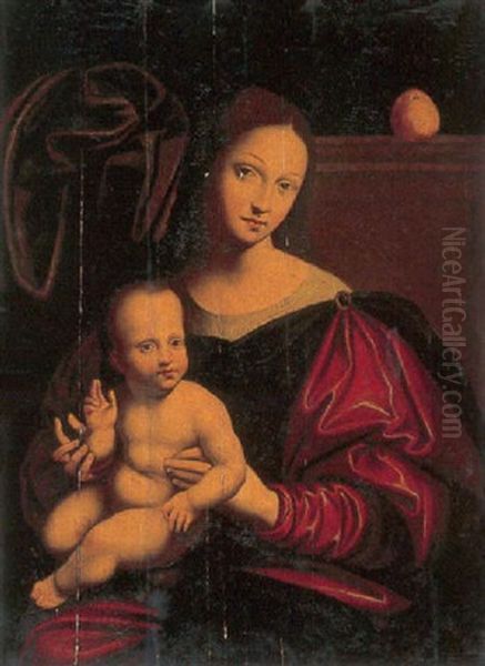 Virgin And Child With And Orange - view 1