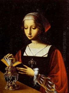Portrait De Jeune Femme En Sainte Madeleine