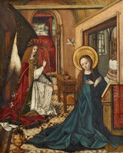 Verkundigung An Maria by Master of the House Book